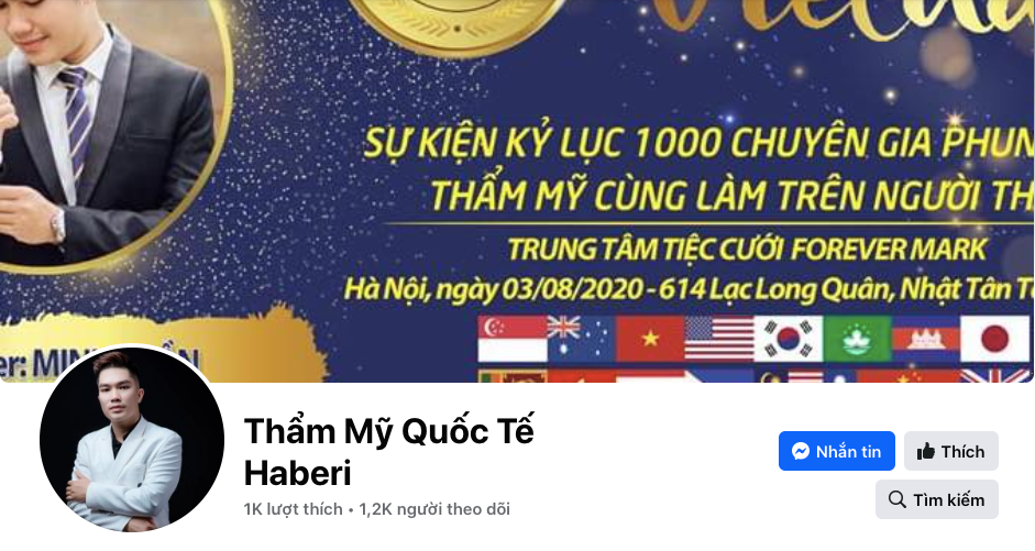 TP. Hồ Chí Minh: Thẩm mỹ Haberi bị đình chỉ hoạt động khi vừa lọt top 10 thương hiệu uy tín 
