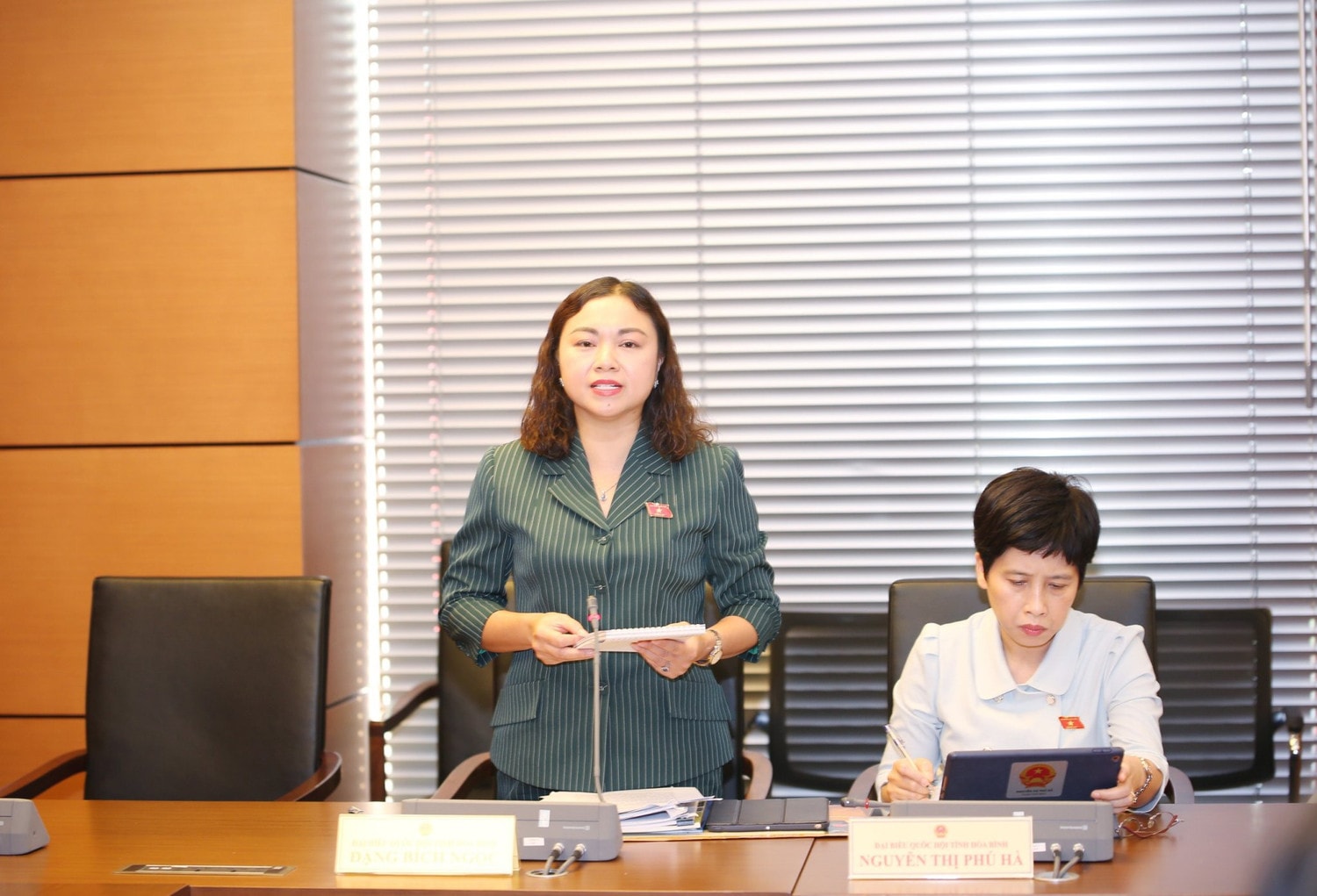 ĐBQH Đặng Bích Ngọc (Hòa Bình):Có chính sách, hỗ trợ kinh phí giúp hoạt động lưu trữ hiệu quả -0