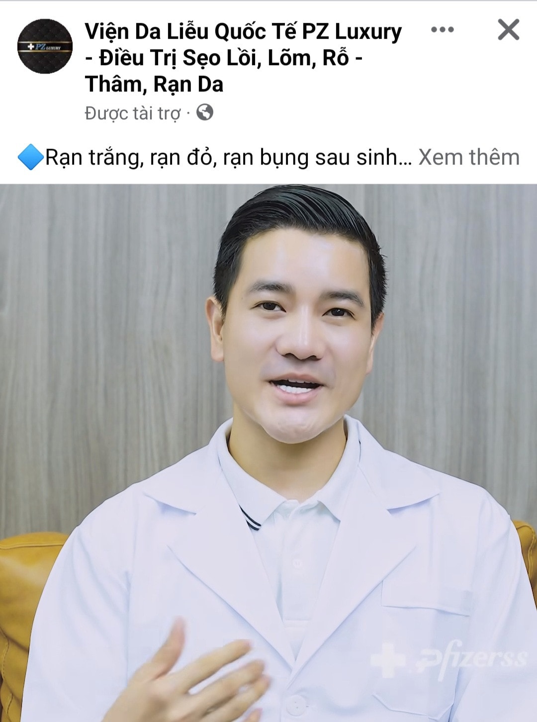 Cơ sở thẩm mỹ Pfizers “biến hình” thành PZ Luxury khi đang bị công an điều tra: “Ma trận” quảng cáo trên mạng xã hội