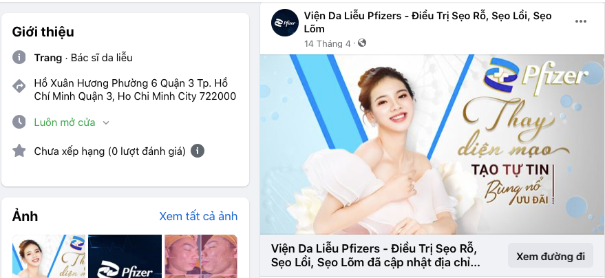 Cơ sở thẩm mỹ Pfizers “biến hình” thành PZ Luxury khi đang bị công an điều tra: “Ma trận” quảng cáo trên mạng xã hội