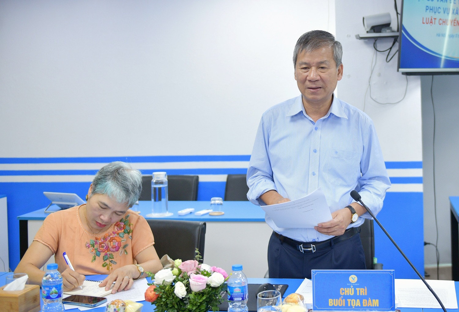 ĐBQH Nguyễn Anh Trí - Trưởng Ban soạn thảo dự án Luật phát biểu tại tọa đàm