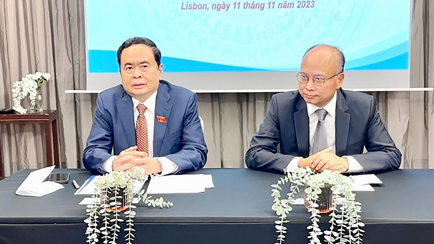 Phó Chủ tịch Thường trực Quốc hội Trần Thanh Mẫn gặp gỡ cộng đồng người Việt Nam tại Bồ Đào Nha