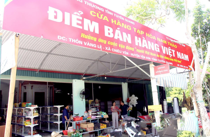 Tuyên Quang: Xây dựng Điểm bán hàng Việt Nam tại huyện Yên Sơn -0