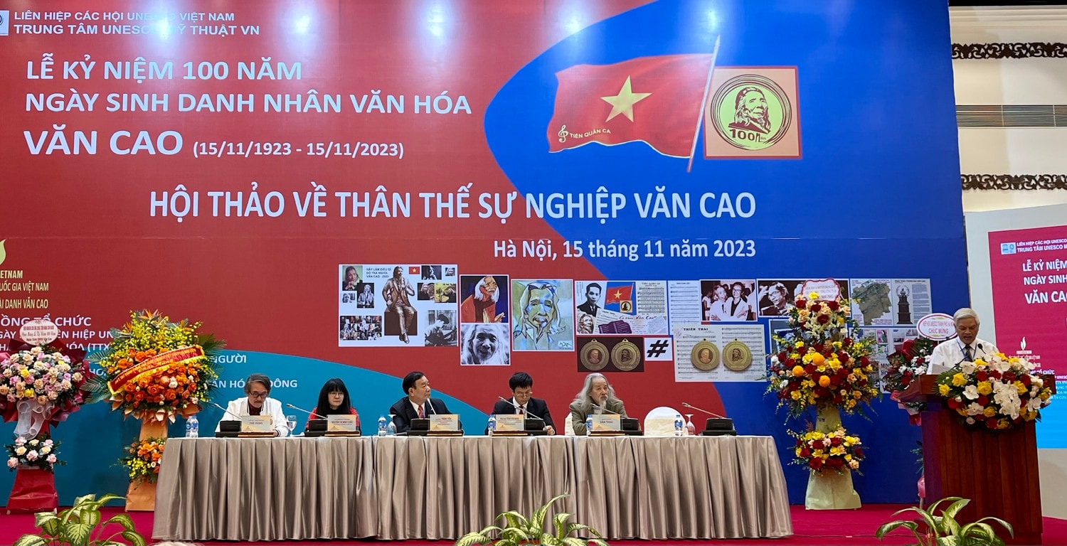 Trang trọng Lễ kỷ niệm 100 năm ngày sinh nhạc sĩ Văn Cao (15.11.1923 - 15.11.2023) -0
