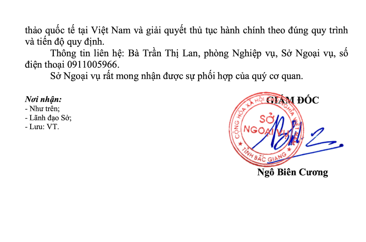 Tại sao Sở Ngoại vụ Bắc Giang nhất quyết đồng ý Công ty TNHH Amway Việt Nam tổ chức hội thảo bán hàng đa cấp? -0