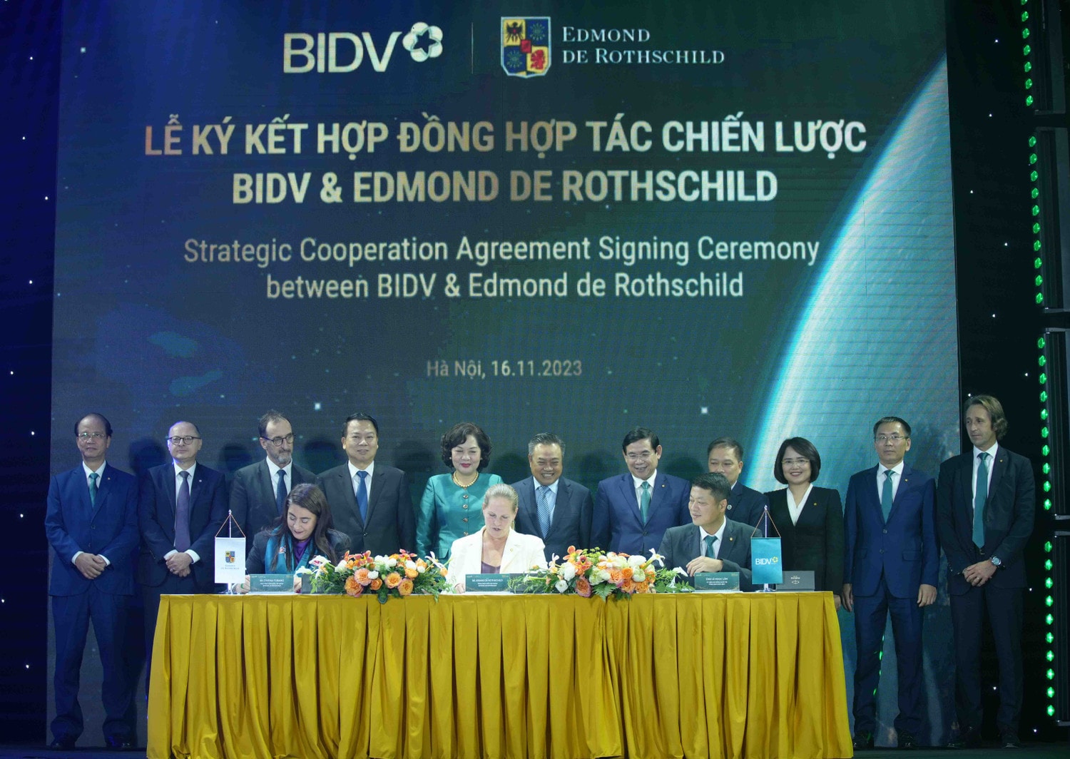 Toàn cảnh Lễ ký kết BIDV và Edmond de Rothschild ký hợp tác chiến lược -0