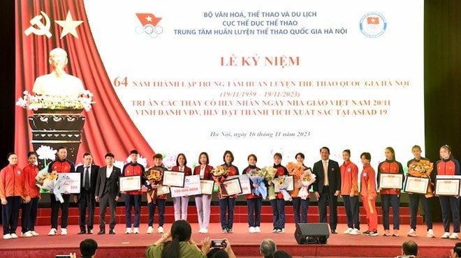 Trung tâm Huấn luyện Thể thao Quốc gia Hà Nội kỷ niệm 64 năm thành lập -0