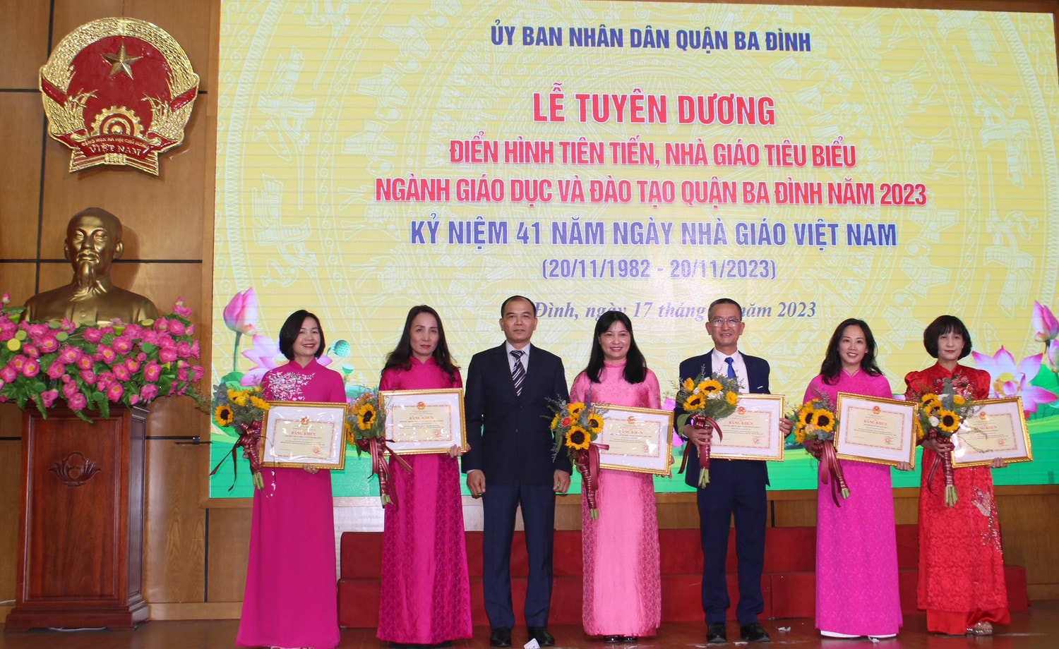 Quận Ba Đình: Tuyên dương các nhà giáo tiêu biểu năm 2023 -0
