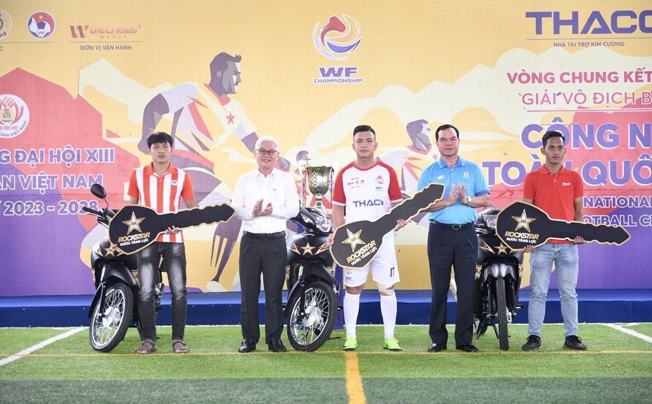 Khai mạc vòng chung kết Giải vô địch bóng đá công nhân toàn quốc 2023 -0