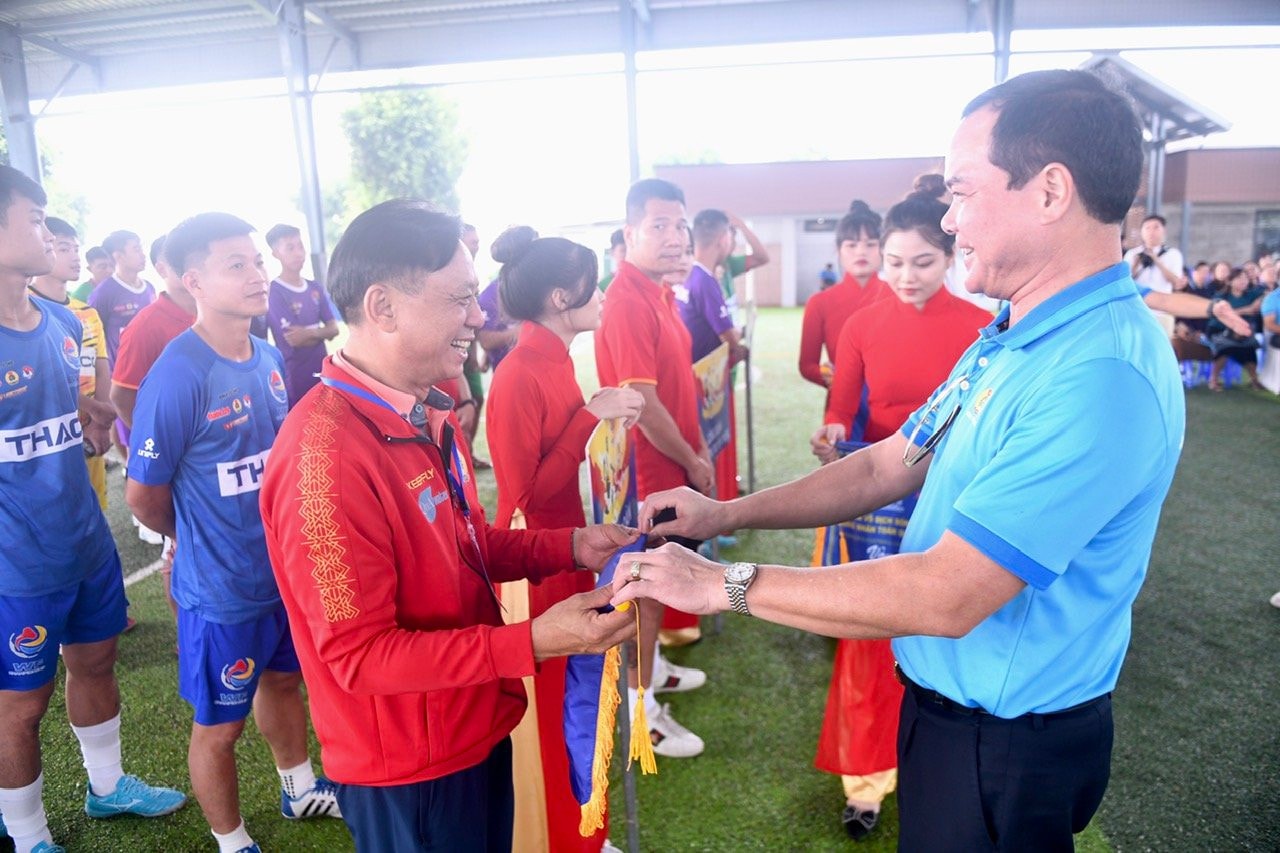 Khai mạc vòng chung kết Giải vô địch bóng đá công nhân toàn quốc 2023 -0