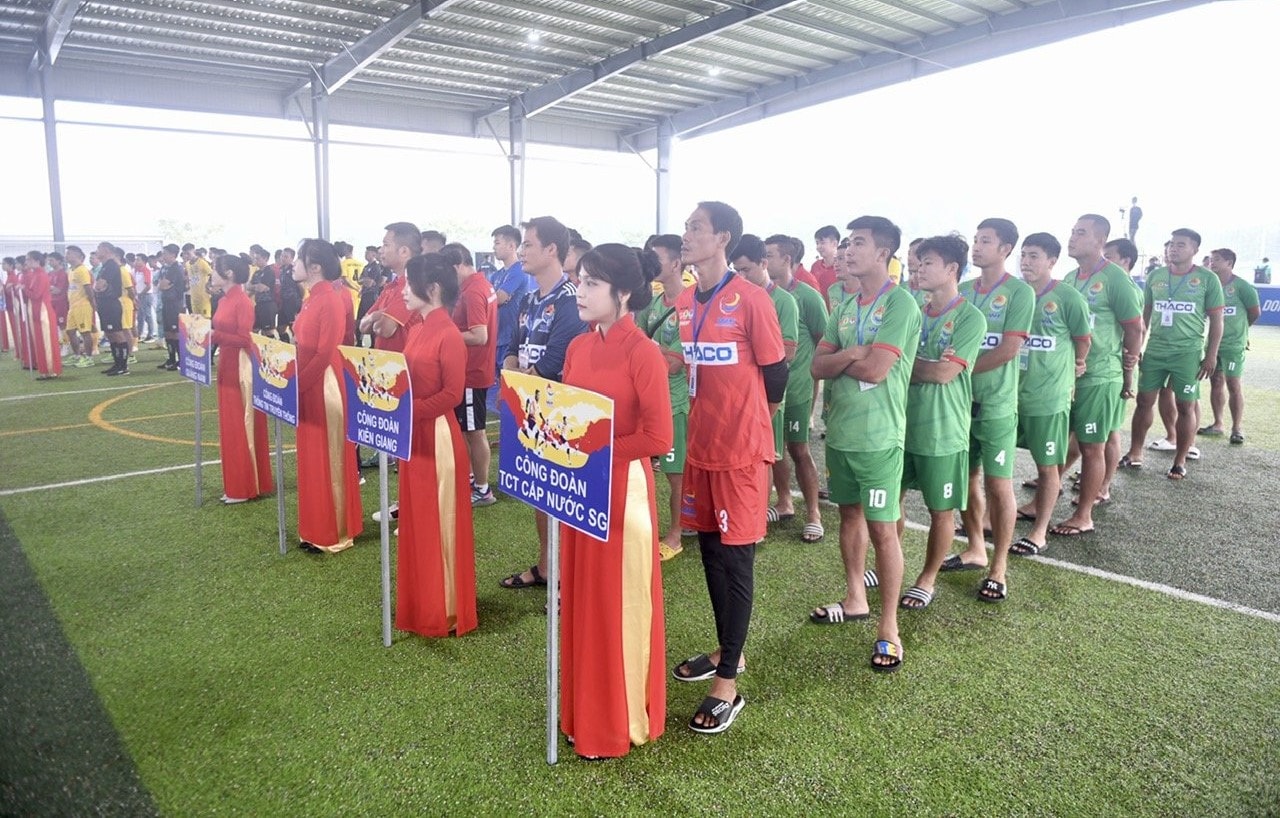 Khai mạc vòng chung kết Giải vô địch bóng đá công nhân toàn quốc 2023 -0