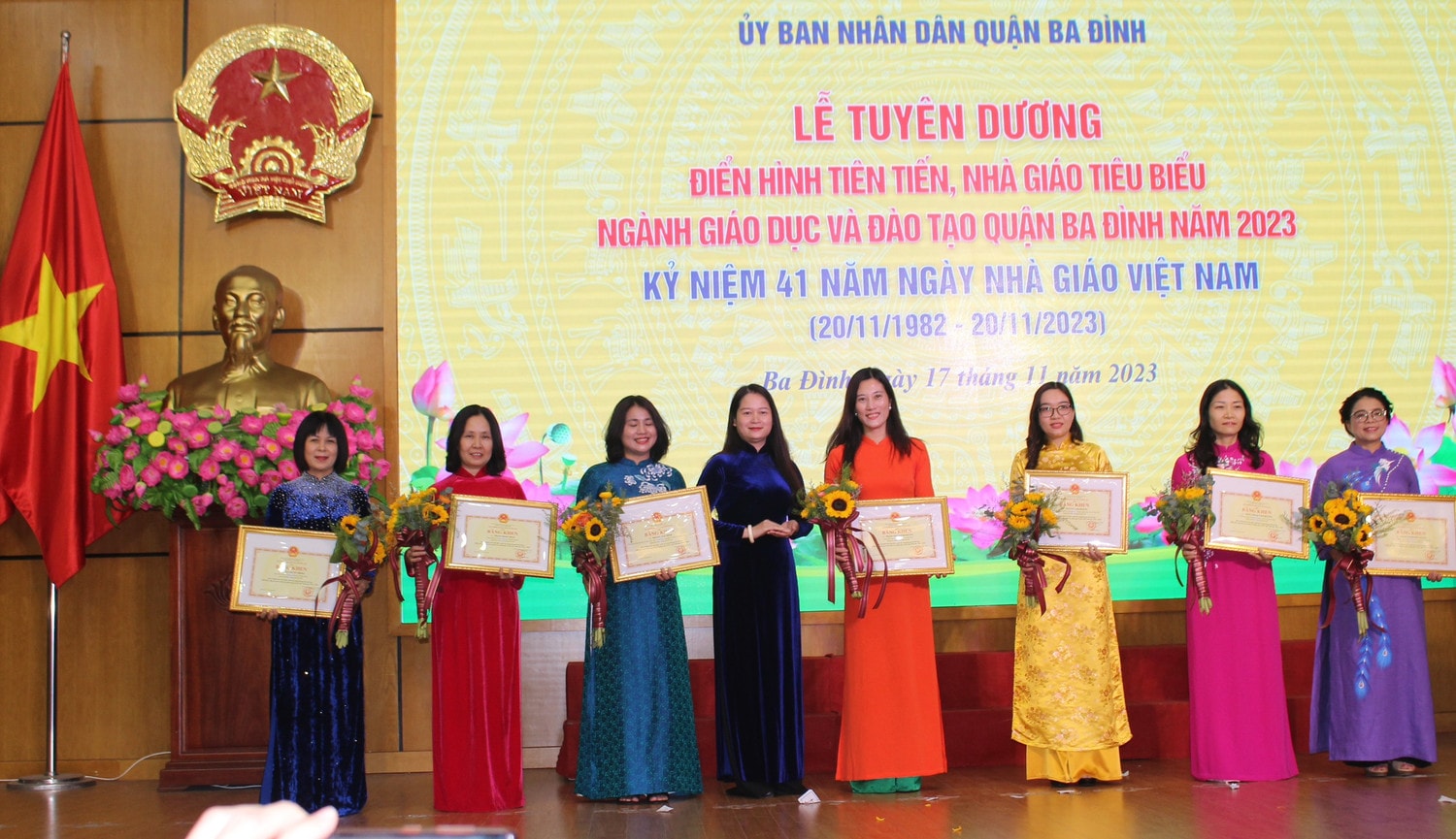 Quận Ba Đình: Tuyên dương các nhà giáo tiêu biểu năm 2023 -0