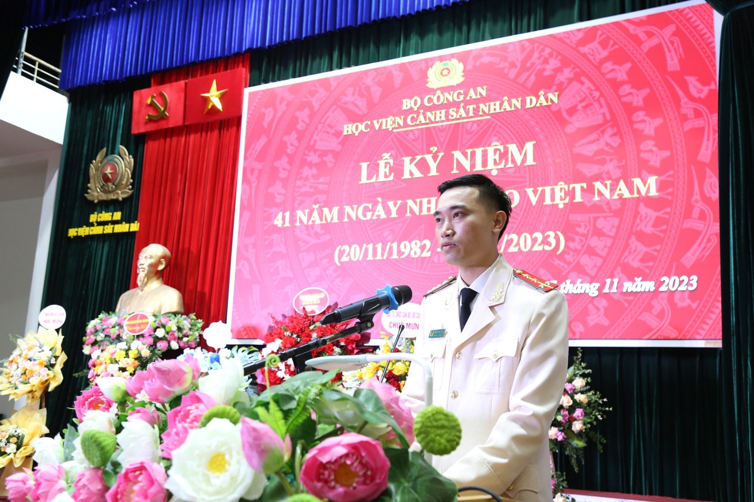 Học viện Cảnh sát nhân dân tổ chức Lễ kỷ niệm 41 năm Ngày Nhà giáo Việt Nam -0
