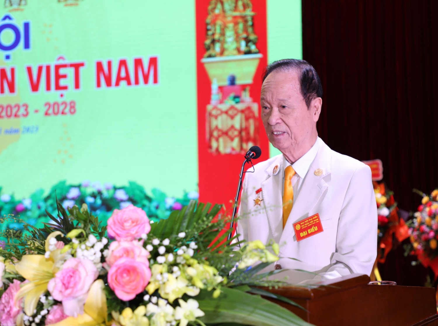 Chủ tịch họ Trần Việt Nam - Trần Văn Sen phát biểu khai mạc Họ Trần Việt Nam đoàn kết, dân chủ, kỷ cương, đổi mới và phát triển -0