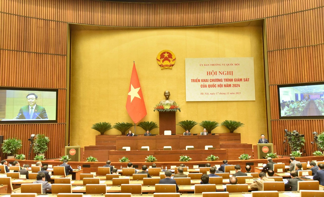 Chủ tịch Quốc hội Vương Đình Huệ: Chế tài mạnh nhất của giám sát chính là công khai, minh bạch -0