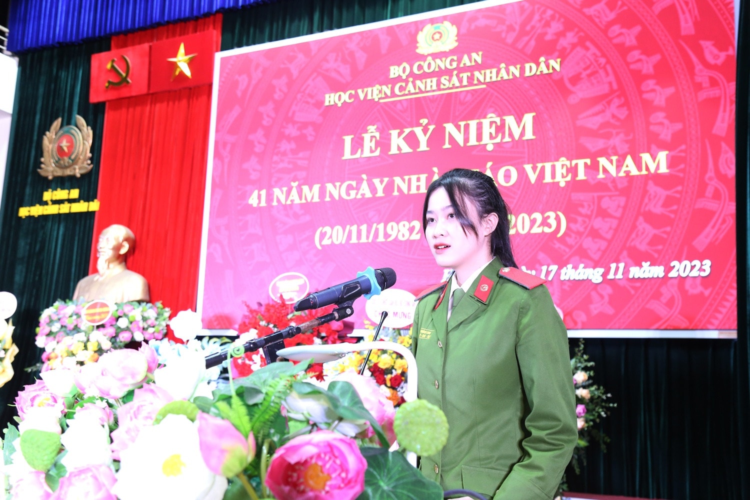 Học viện Cảnh sát nhân dân tổ chức Lễ kỷ niệm 41 năm Ngày Nhà giáo Việt Nam -0