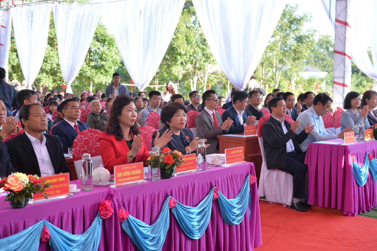 Các đại biểu dự Ngày hội Đại đoàn kết toàn dân 