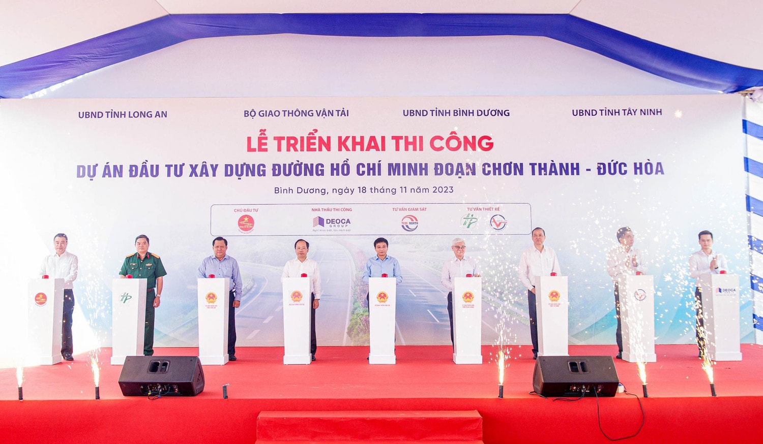 Triển khai thi công Dự án Đầu tư Xây dựng đường Hồ Chí Minh đoạn Chơn Thành - Đức Hòa -0