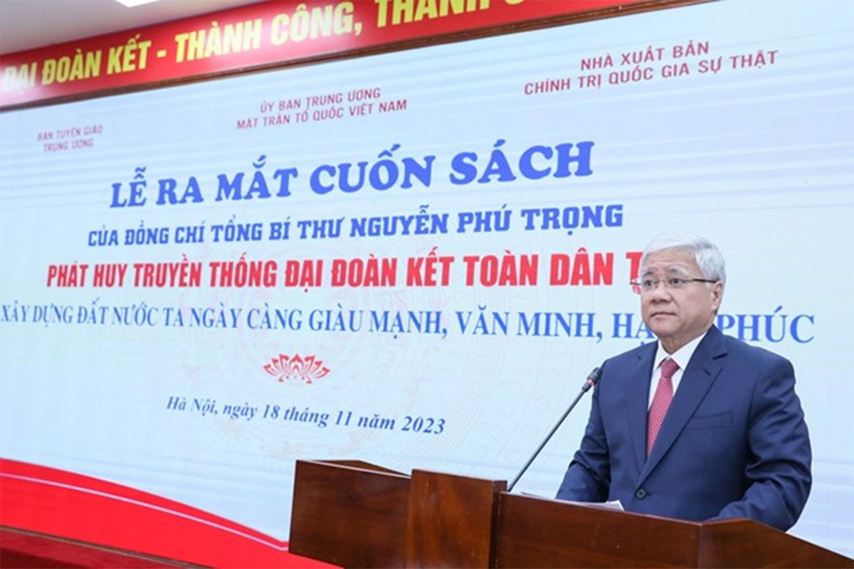 Ra mắt cuốn sách của Tổng Bí thư Nguyễn Phú Trọng về phát huy truyền thống đại đoàn kết toàn dân tộc -1