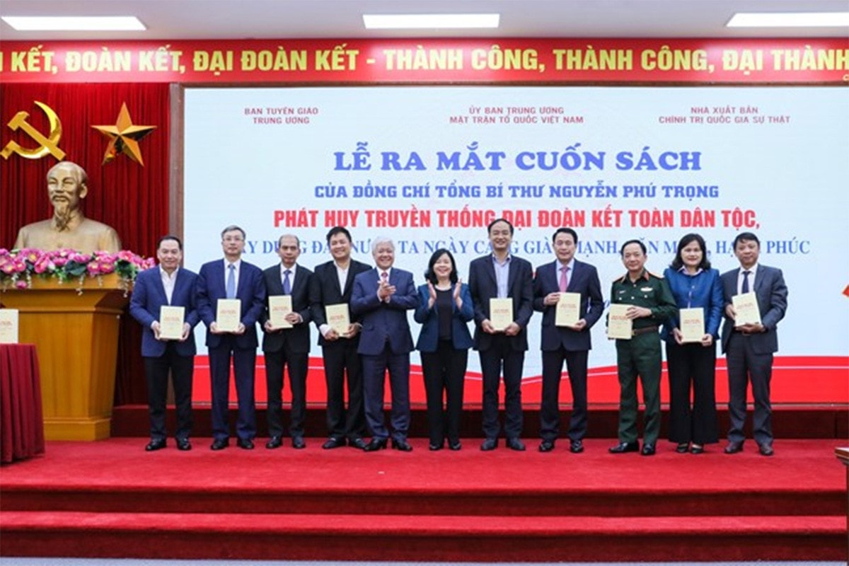 Ra mắt cuốn sách của Tổng Bí thư Nguyễn Phú Trọng về phát huy truyền thống đại đoàn kết toàn dân tộc -0