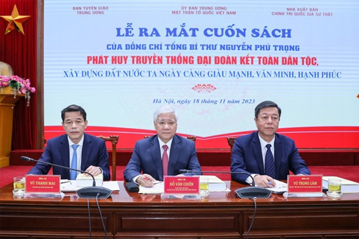 Ra mắt cuốn sách của Tổng Bí thư Nguyễn Phú Trọng về phát huy truyền thống đại đoàn kết toàn dân tộc -0