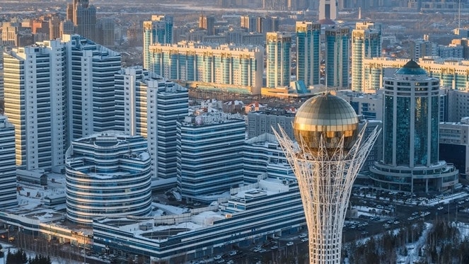 Trung tâm thành phố Astana, thủ đô Kazakhstan. Nguồn: britannica.com