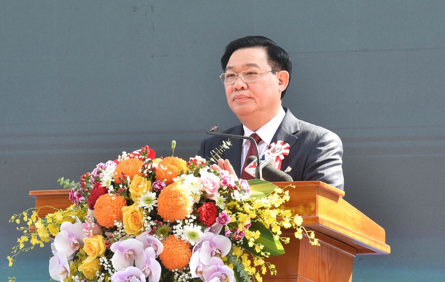 Chủ tịch Quốc hội Vương Đình Huệ dự Lễ kỷ niệm 60 năm thành lập Học viện Tài chính -0