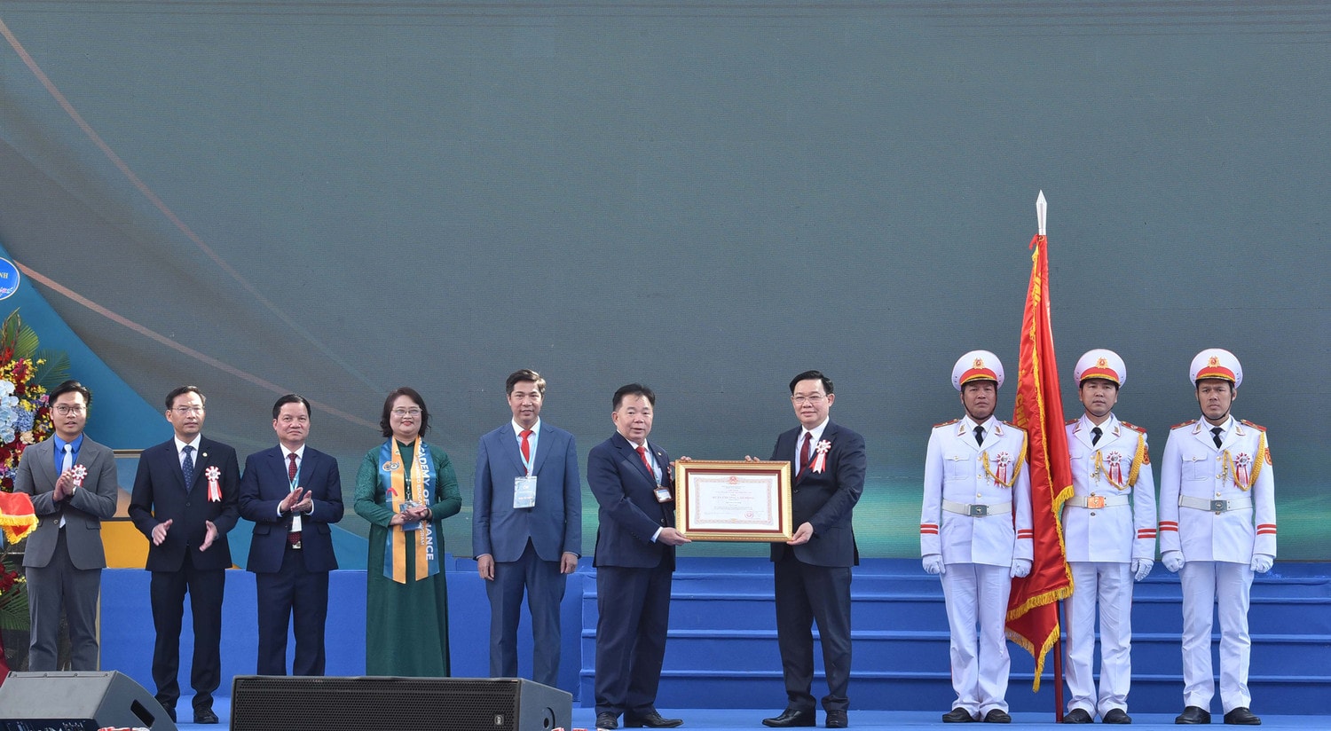 Chủ tịch Quốc hội Vương Đình Huệ dự Lễ kỷ niệm 60 năm thành lập Học viện Tài chính