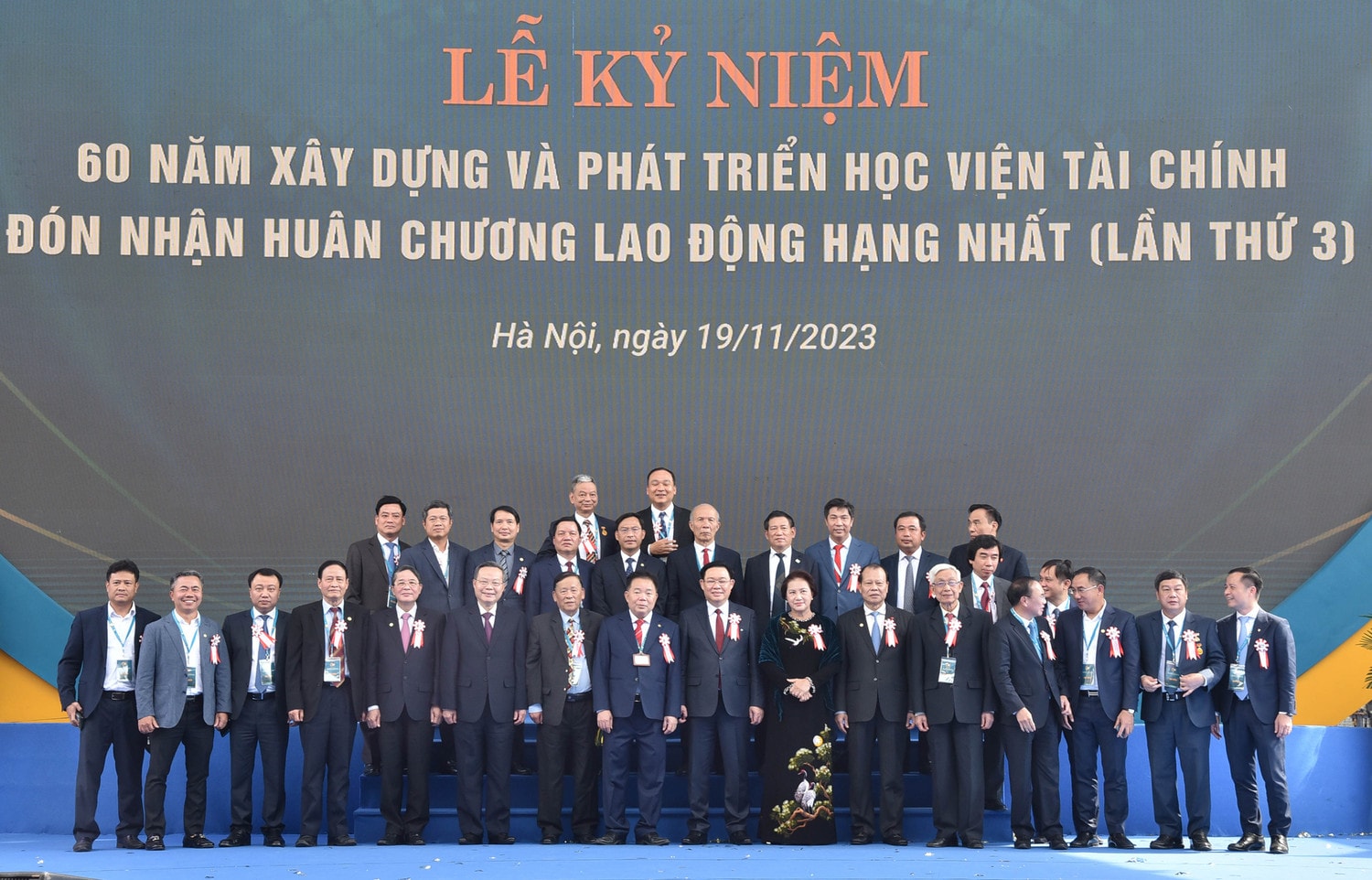 Chủ tịch Quốc hội Vương Đình Huệ dự Lễ kỷ niệm 60 năm thành lập Học viện Tài chính