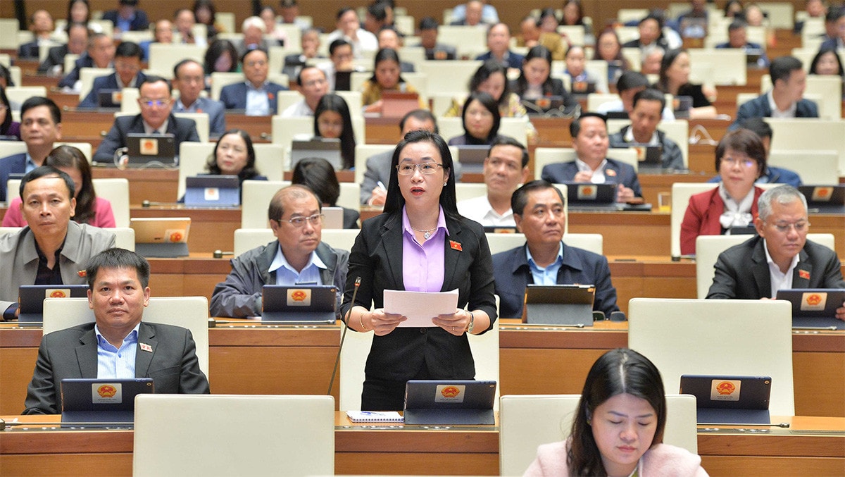 Thảo luận về kết quả giám sát việc giải quyết kiến nghị của cử tri gửi đến Kỳ họp thứ Năm, Quốc hội Khóa XV -0