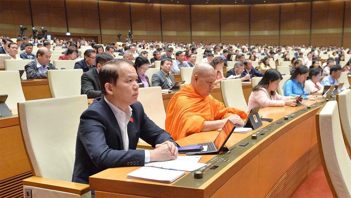 Thảo luận về kết quả giám sát việc giải quyết kiến nghị của cử tri gửi đến Kỳ họp thứ Năm, Quốc hội Khóa XV -0