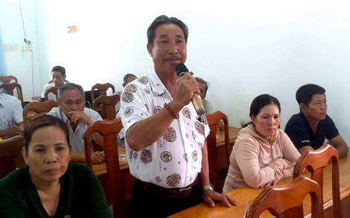Cử tri Cà Mau kiến nghị về chế độ, chính sách đến Tổ Đại biểu HĐND tỉnh - ẢNH HUỲNH TỨ