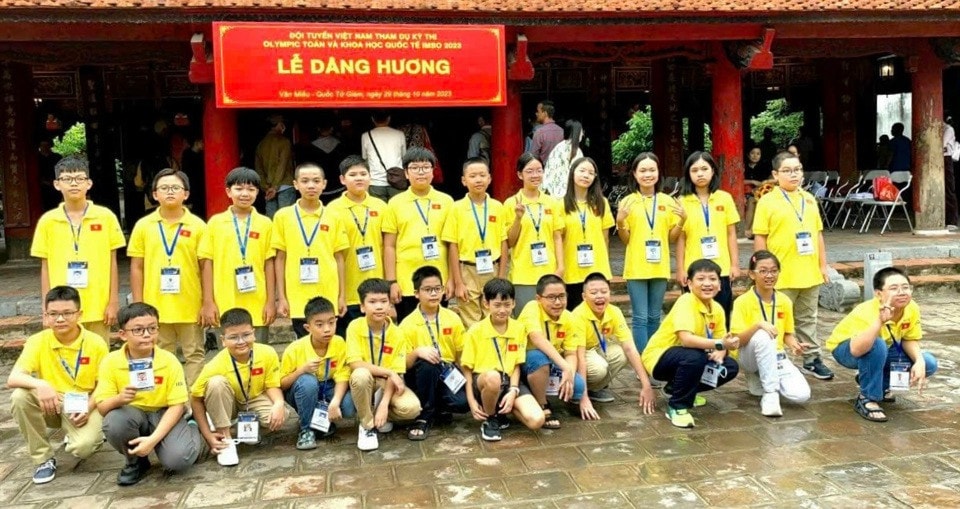 Đoàn Việt Nam dẫn đầu tại kỳ thi toán và khoa học quốc tế IMSO 2023 -0