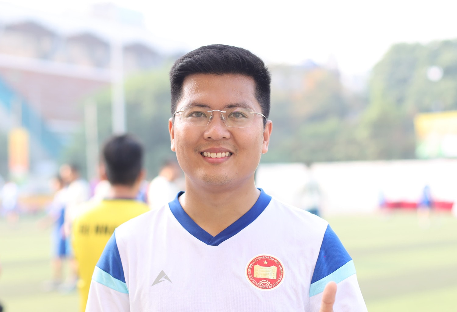 Đội trưởng Đội bóng Văn phòng Chủ tịch nước Vũ Tuấn Linh ldh19664.jpg -0
