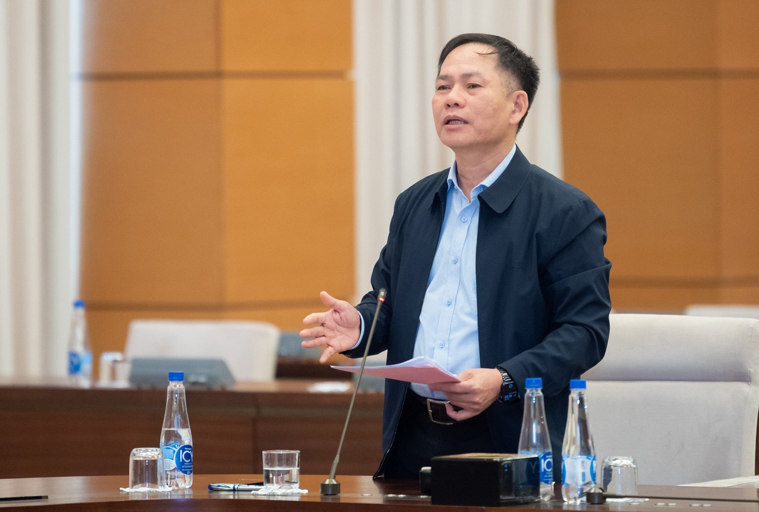 Phó Chủ tịch Quốc hội Nguyễn Khắc Định dự Phiên họp toàn thể của Ủy ban Pháp luật -0