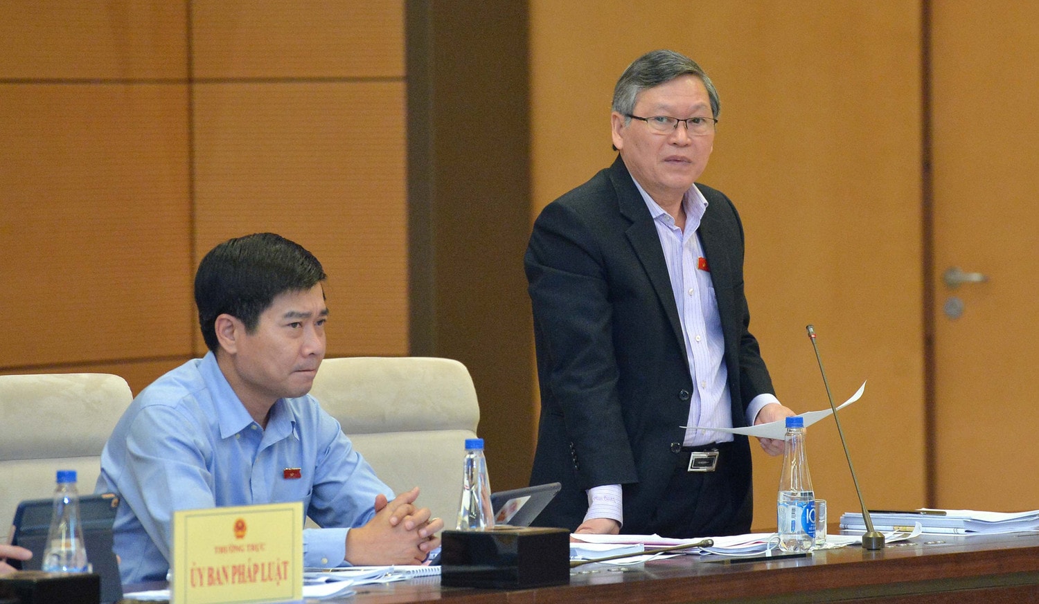 Phó Chủ tịch Quốc hội Nguyễn Khắc Định dự Phiên họp toàn thể của Ủy ban Pháp luật -0
