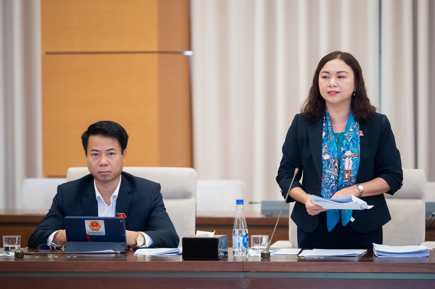 Phó Chủ tịch Quốc hội Nguyễn Khắc Định dự Phiên họp toàn thể của Ủy ban Pháp luật -0