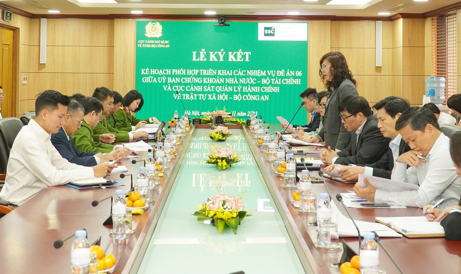 UBCKNN và Cục Cảnh sát Quản lý hành chính về trật tự xã hội ký kết Kế hoạch phối hợp triển khai Đề án 06 -0