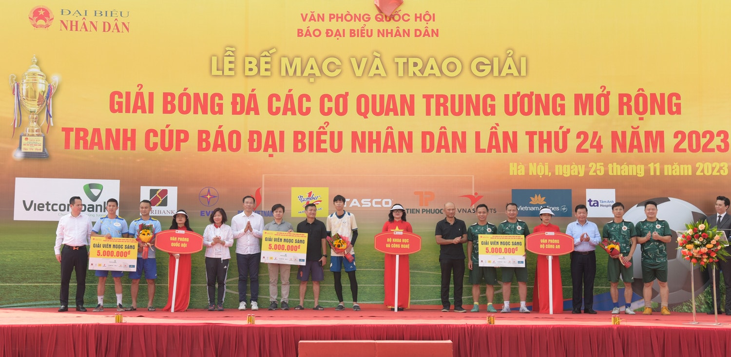 Bế mạc Giải bóng đá các cơ quan Trung ương mở rộng tranh Cúp Báo Đại biểu Nhân dân -0