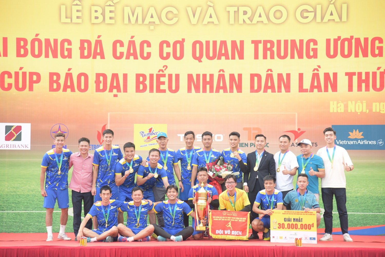 Bế mạc Giải bóng đá các cơ quan Trung ương mở rộng tranh Cúp Báo Đại biểu Nhân dân -0