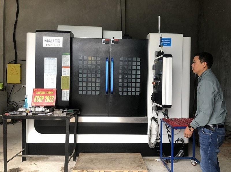 Kinh phí khuyến công hỗ trợ cho Công ty TNHH Lâm sản Đại Phát ứng dụng máy móc tiên tiến