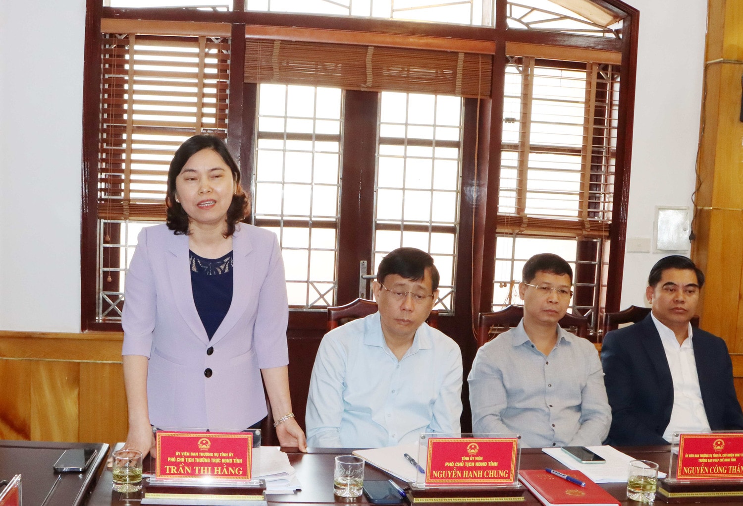 Thường trực Hội đồng Nhân dân tỉnh Bắc Ninh giám sát tại Sở Tư pháp -0
