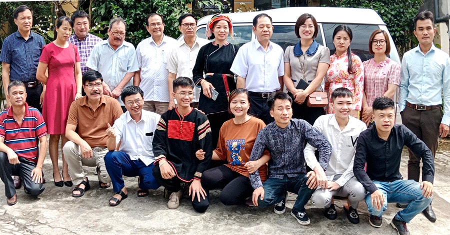 Trại sáng tác văn học trẻ, Hội VHNT các dân tộc thiểu số năm 2022. Nguồn: baohagiang.vn
