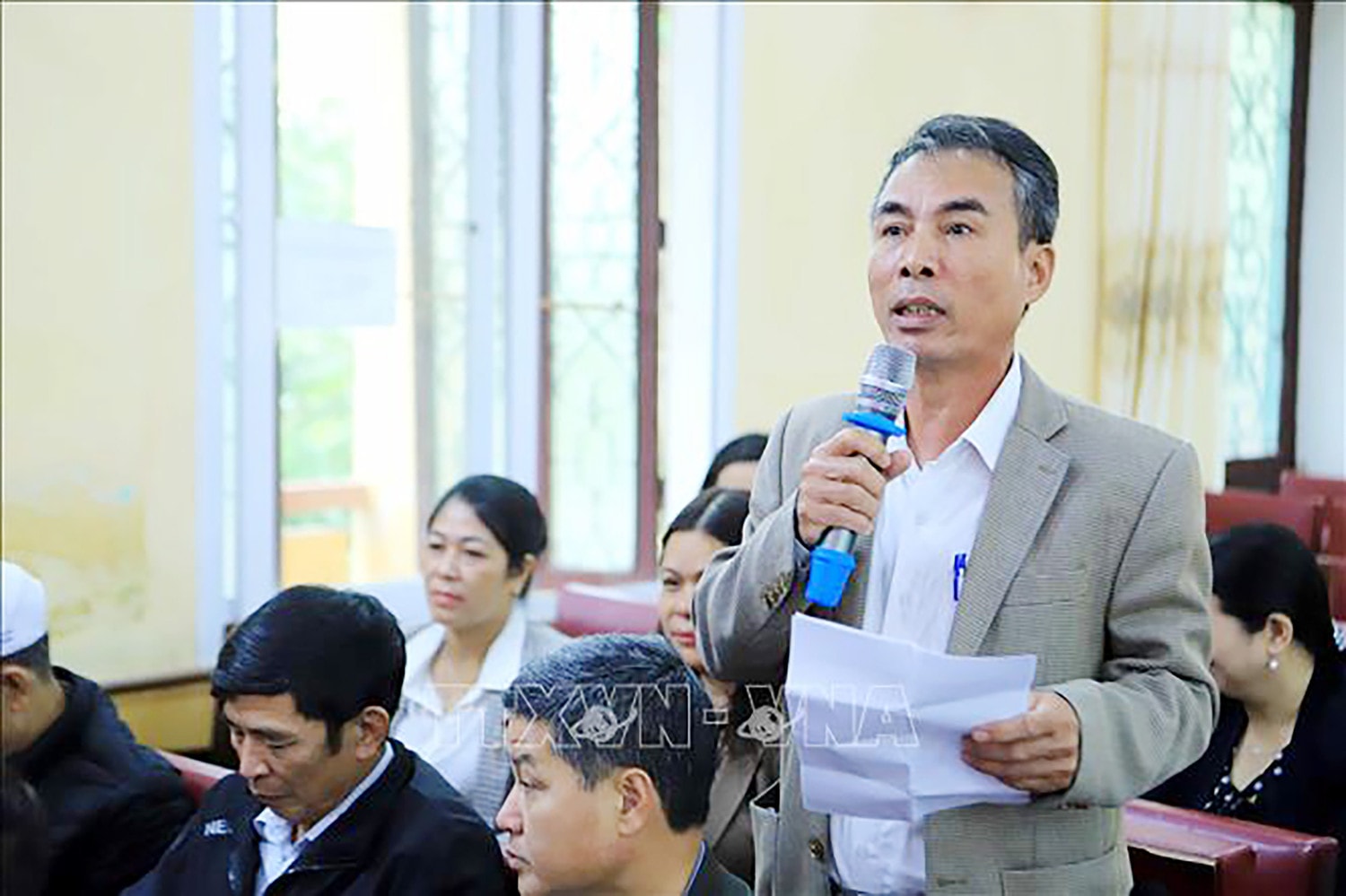 Phó Chủ tịch Quốc hội Nguyễn Khắc Định tiếp xúc cử tri tại Thái Bình