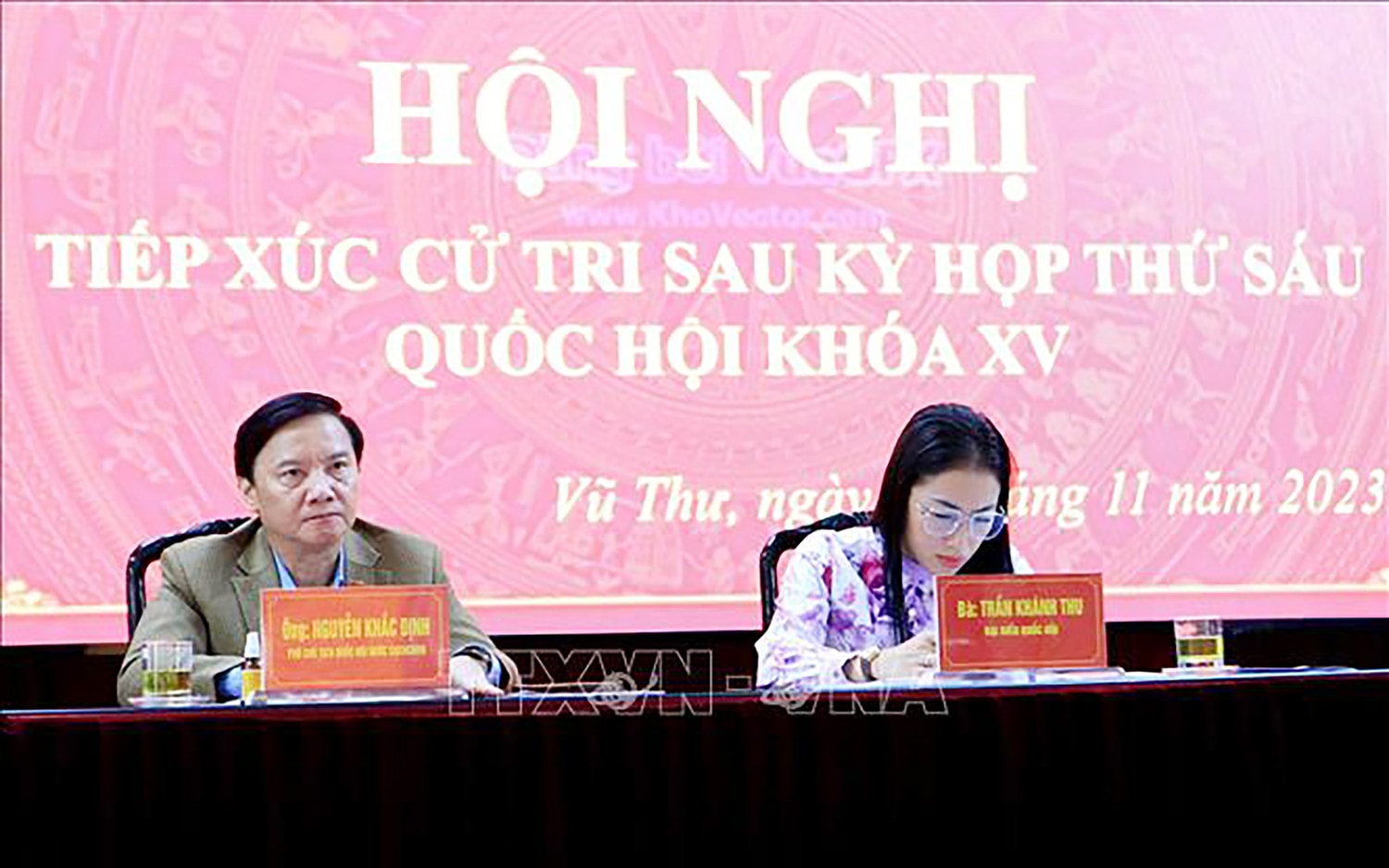 Phó Chủ tịch Quốc hội Nguyễn Khắc Định tiếp xúc cử tri tại Thái Bình