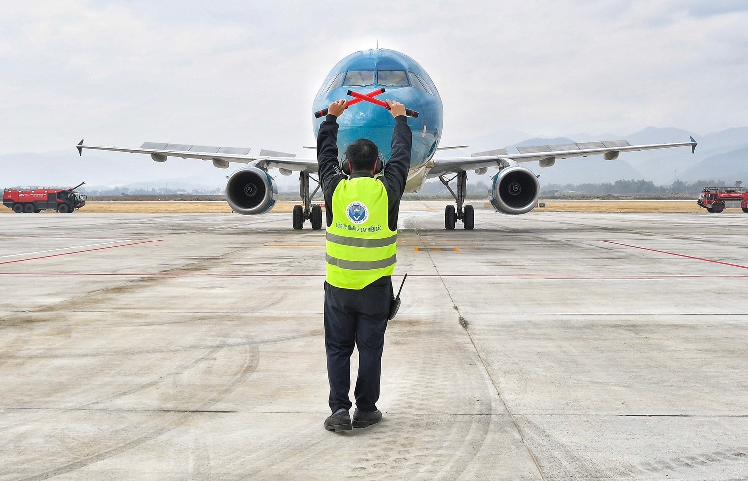 Chuyến bay đánh dấu cột mốc lịch sử mới của sân bay Điện Biên -0