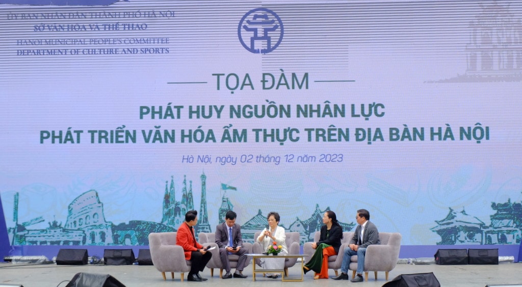 Các đại biểu kỳ vọng văn hóa ẩm thực Hà Nội sẽ được bảo tồn và phát huy Định vị ẩm thực trong công nghiệp văn hóa Hà Nội -1