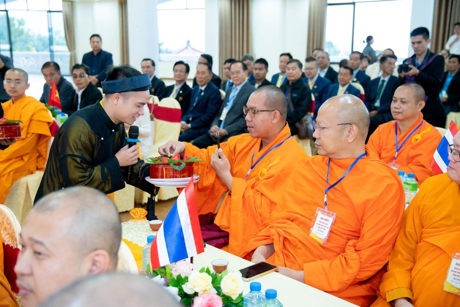 Đoàn đại biểu Phật giáo An Nam Tông và đại diện kiều bào tại Thái Lan ấn tượng về chuyến thăm chùa Ba Vàng -0