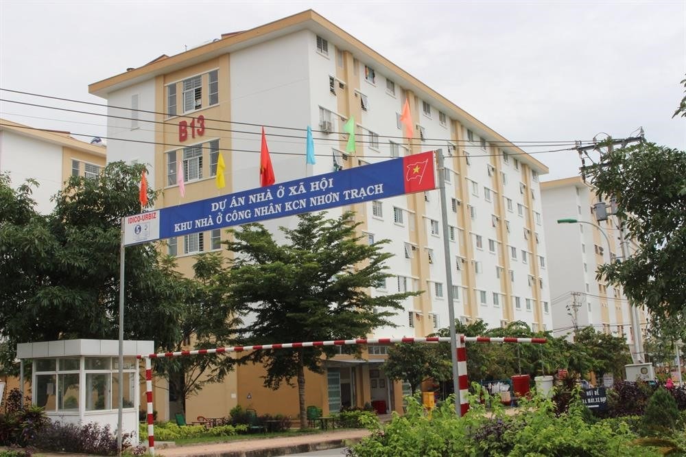 Dự án nhà ở xã hội khu nhà ở công nhân KCN Nhơn Trạch, Đồng Nai- Ảnh Phong Vân
