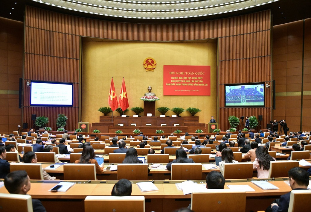 Khai mạc Hội nghị toàn quốc nghiên cứu, học tập Nghị quyết Hội nghị lần thứ Tám Ban Chấp hành Trung ương Đảng Khóa XIII -0